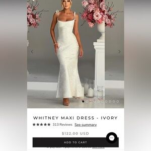 Babyboo - white floral embossed maxi dress

Perfect bridal dress